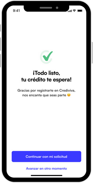Registro en Crediviva